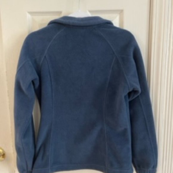 EUC Petite Small Blue Fleece Columbia Jacket - Picture 2 of 2